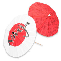 6 Ninja Power cocktail umbrellas