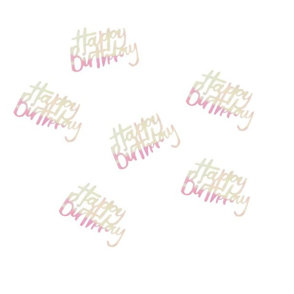 Shimmering Happy Birthday Confetti 14g