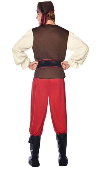 Einäugiger Piet Piraten Kostüm für Herren