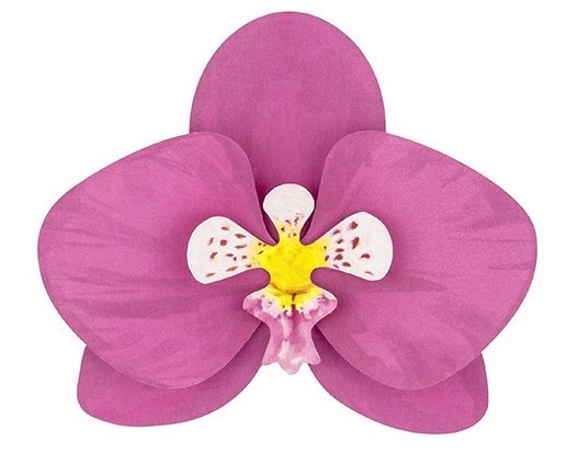 12 Papierblumen Tischdeko Orchidee 2