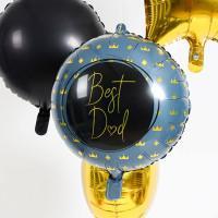 Elegant Best Dad folieballong 45cm