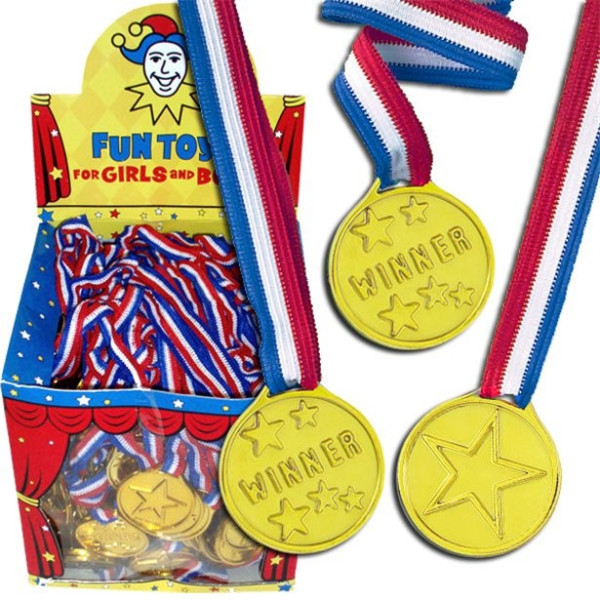 Medale zwycięzcy zestaw 120 sztuk