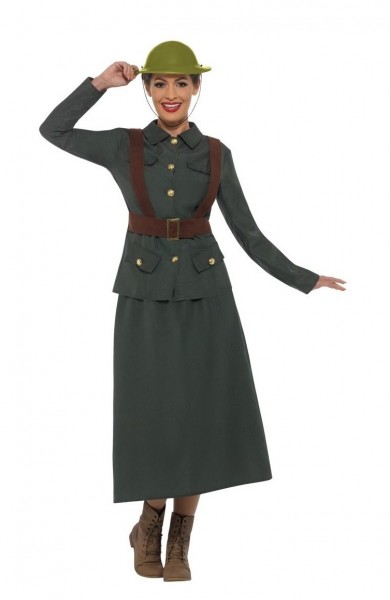Costume femme soldat britannique Cora
