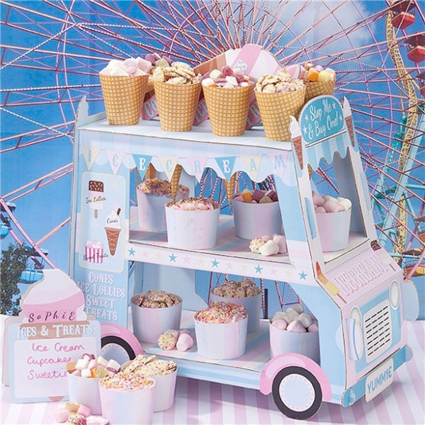 Soporte para buffet Ice Cream Van Candy