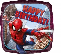 Globo de aluminio Spider-Man Cumpleaños
