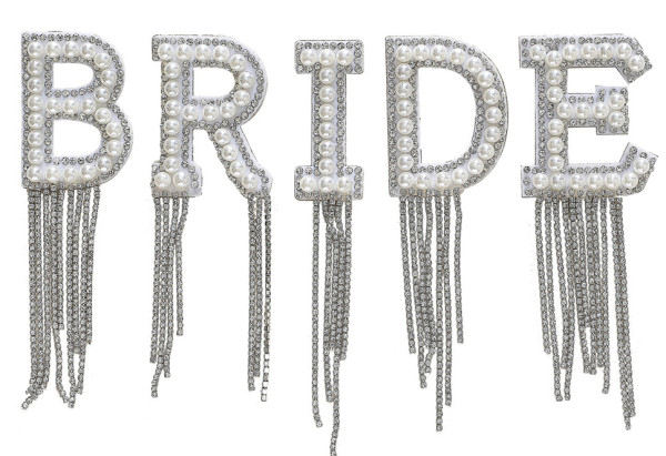 DIY Bride bogstaver selvklæbende