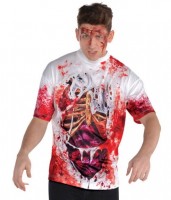 Zombie Splatter Shirt für Herren