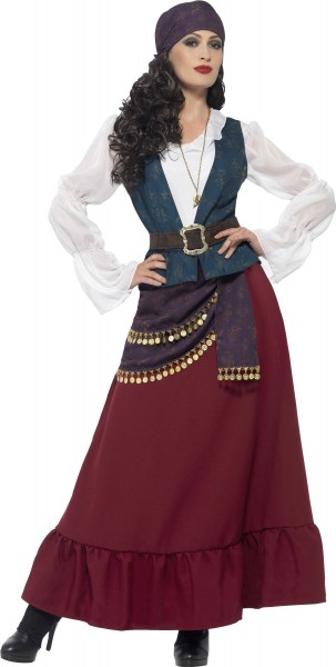 Kostbaar piratenvrouwenkostuum Dorina