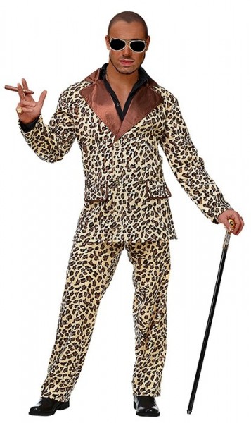 Costume de proxénète léopard pour homme 3
