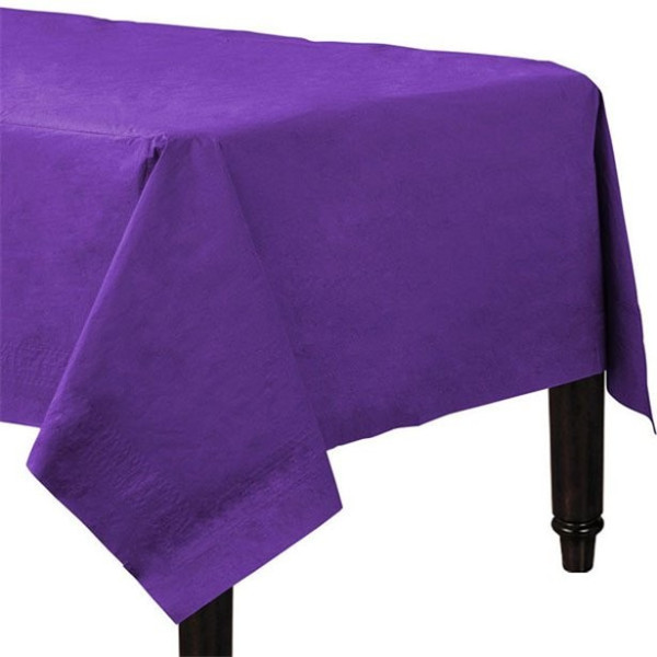 Nappe en papier violet 90 x 90cm