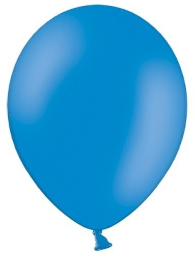 50 party star balloons royal blue 30cm