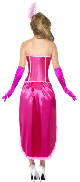 Costume de danseuse burlesque rose