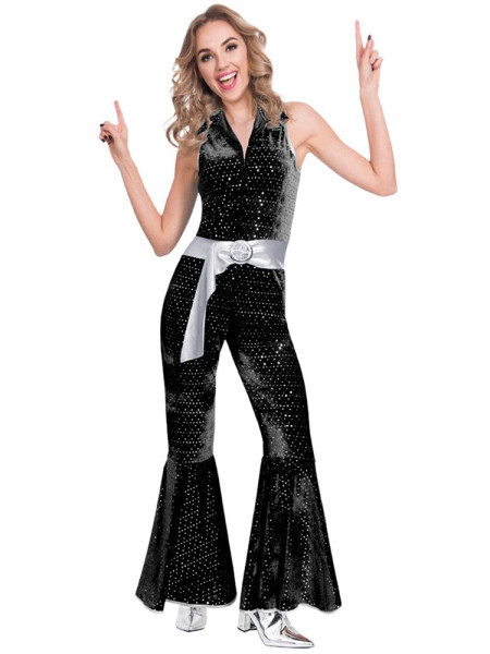 Czarny damski kostium Disco Diva Bonny