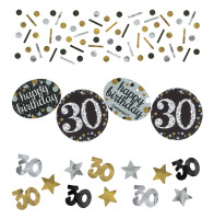 Golden 30th Birthday strooidecoratie 34g