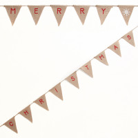 Preview: Vintage Merry Christmas Bunting