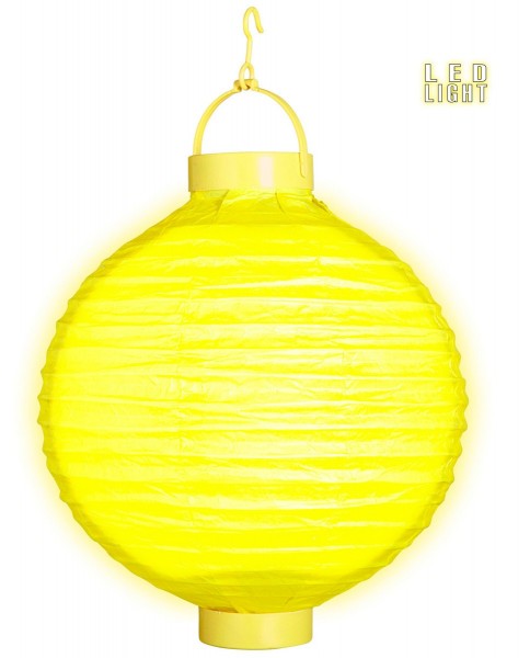 Yellow LED lantern 30cm