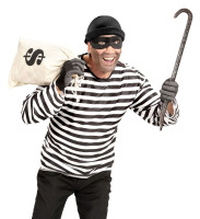 Disfraz de ladrón ladrón de bancos para hombre