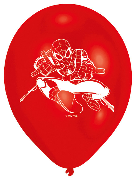 6 Spiderman On A Mission Luftballons 23 cm 4