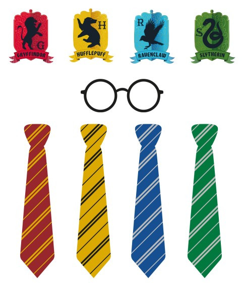 Set di accessori per foto della scuola di magia di Hogwarts