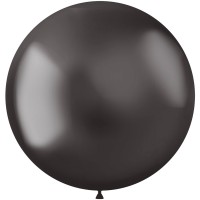 5 Shiny Star XL ballon antraciet 48cm