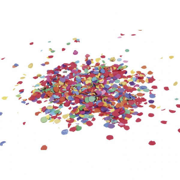 Confettis aux couleurs vives amusantes 1kg