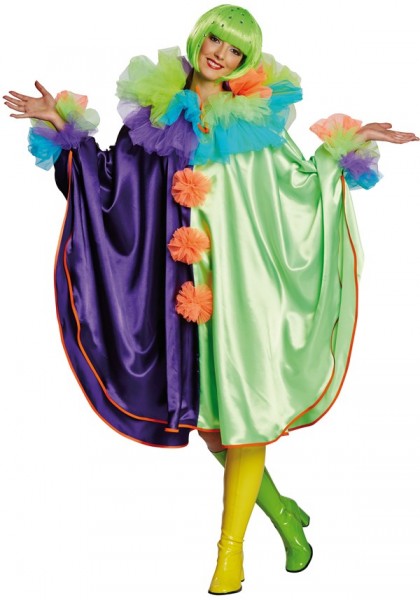 Cheeky clown cape for women