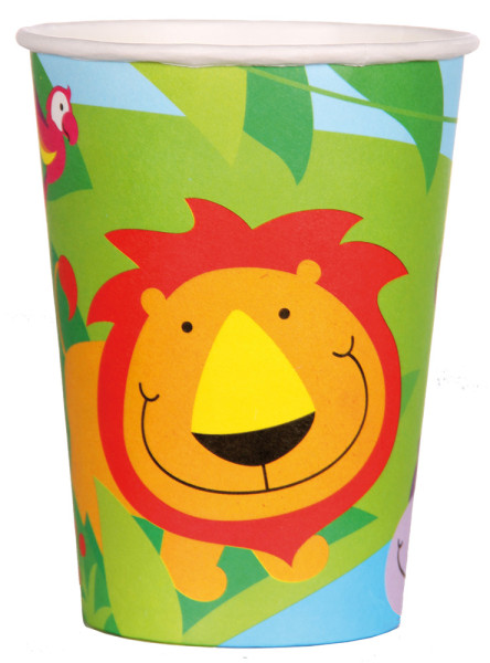 6 Happy Jungle cups 250ml