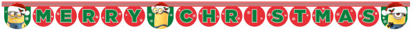 Minions jul Merry Christmas Banner 2m