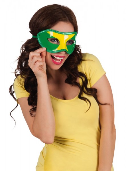 Brazil fan eye mask