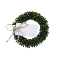 Preview: 4 Christmas wreath table card holders