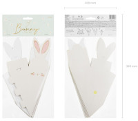 Preview: 6 gift boxes Easter brunch bunnies 26.5cm