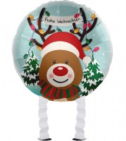 Förhandsgranskning: Reindeer Airwalker folieballong 43cm