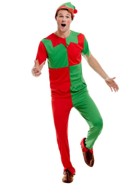 Christmas elf costume for men classic
