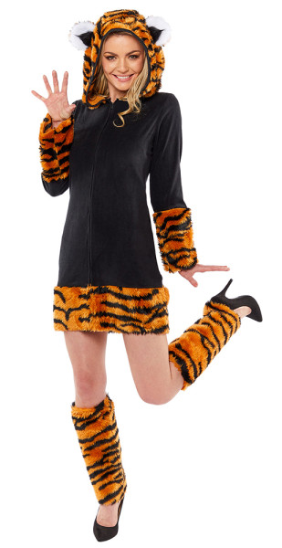 Tiger Lady Kostüm Damen