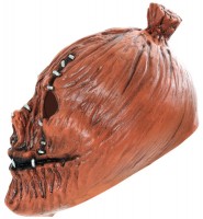 Vista previa: Máscara de calabaza zombie grapada