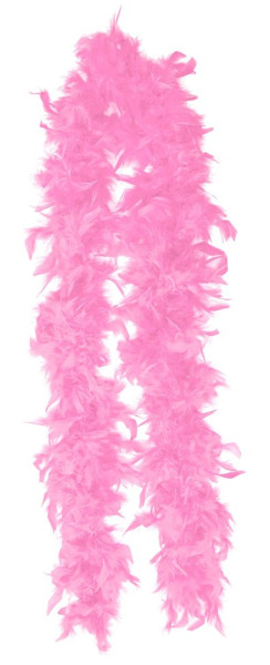 Boa de plumas rosa Hollywood 1.8m