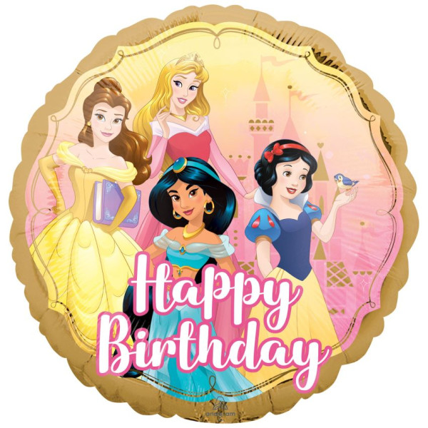 Joyeux Anniversaire Princesse Disney Ballon Aluminium