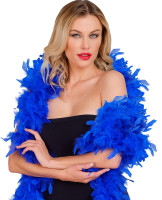 Preview: Feather boa blue deluxe 80g