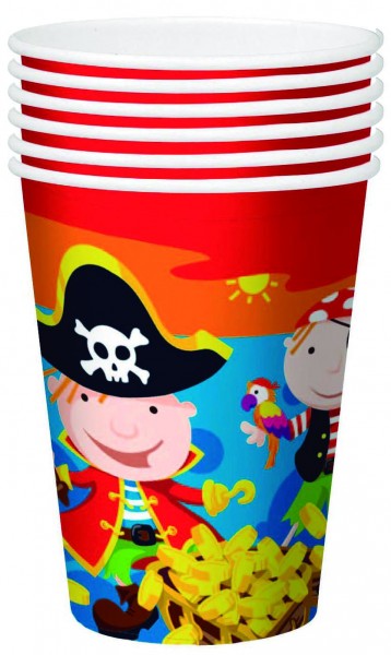 6 Pirates of the Caribbean cups 250ml