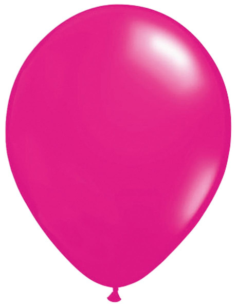 100 Latexballons Magenta 30cm