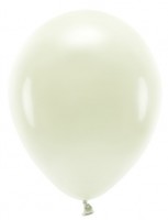 Vorschau: 100 Eco Pastell Ballons creme 26cm