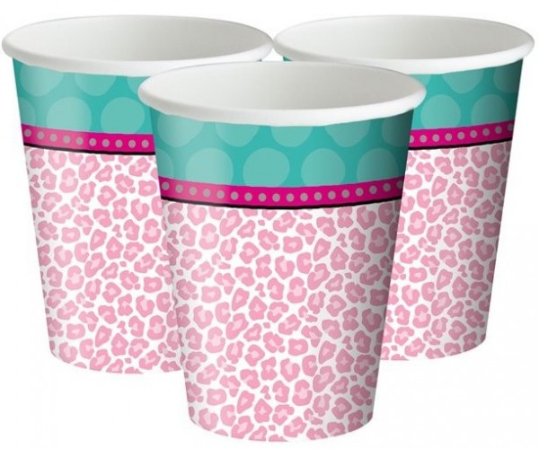 8 Beauty Case paper cups 256ml