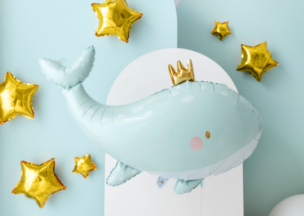 Small whale foil balloon 78cm