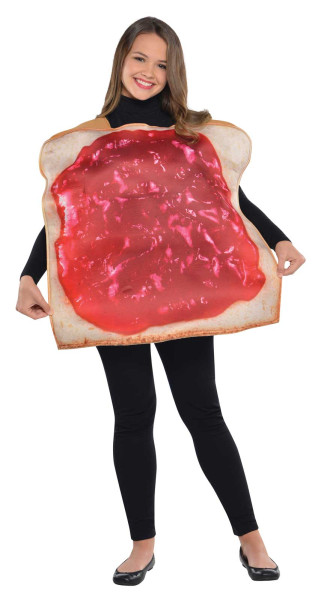 Marmeladen- & Erdnussbutter Toast Kostüm 3