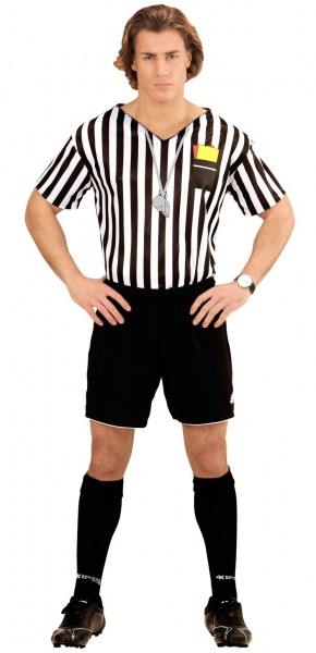 Striped referee shirt