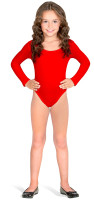 Classic red bodysuit for girls