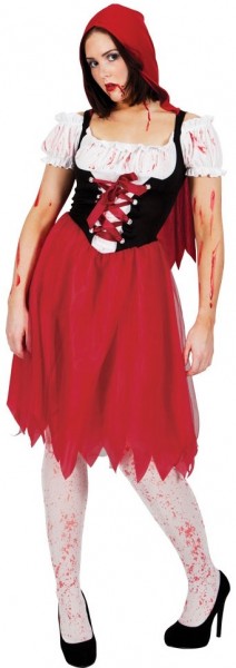 Costume da donna Zombie Cappuccetto rosso 2