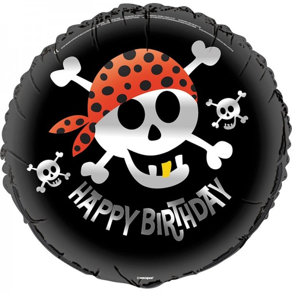 Birthday balloon Captain Barracuda pirates