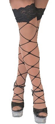 Sexy fishnet overknees stockings