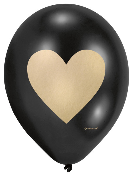 6 Little love Herz Luftballons 28cm 2